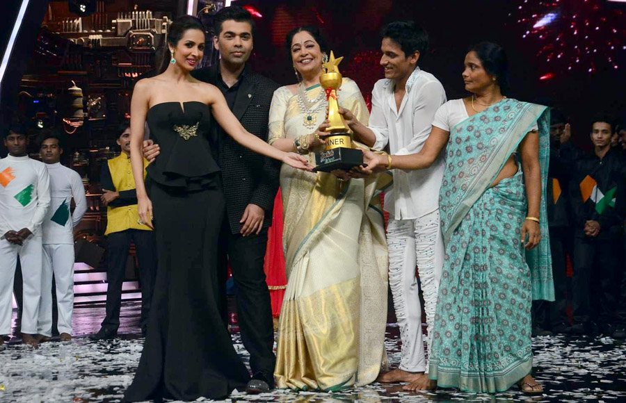 Malaika Arora Khan,Karan Johar,and Kirron Kher