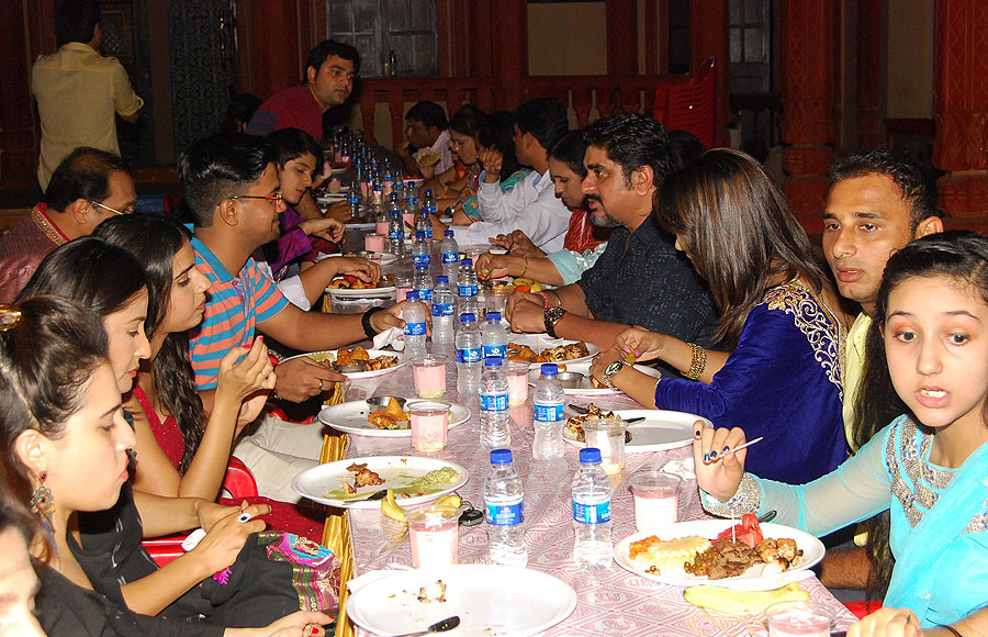 Iftaar celebration on the sets of Yeh Rishta...