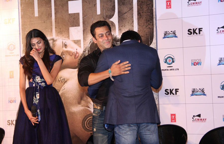 Athiya Shetty, Salman Khan and Sooraj Pancholi