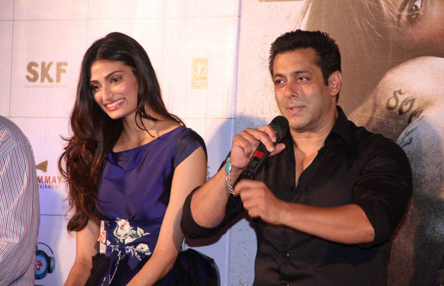 Athiya Shetty and Salman Khan 