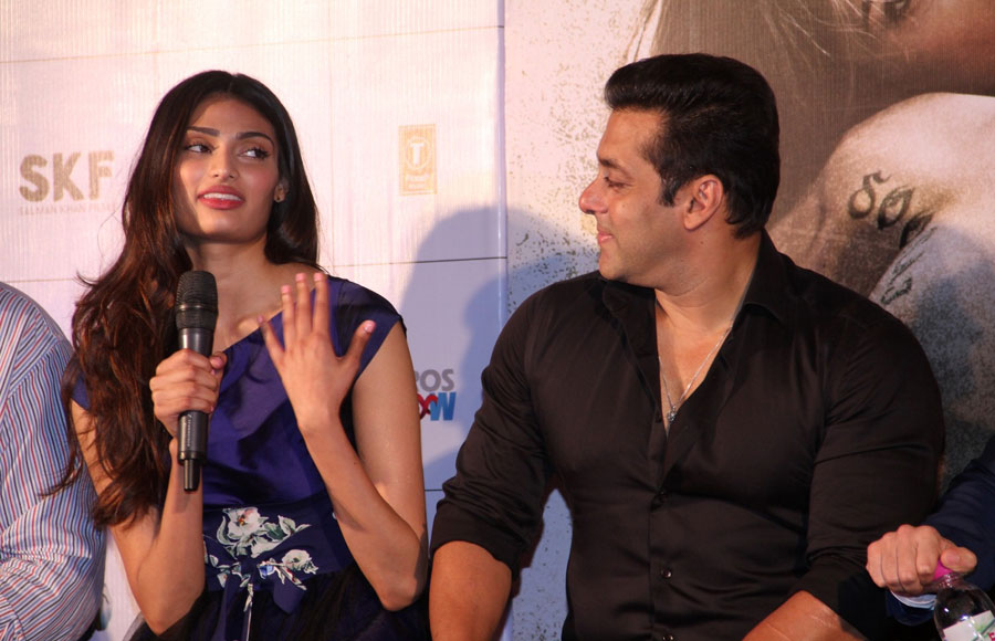 Athiya Shetty and Salman Khan 