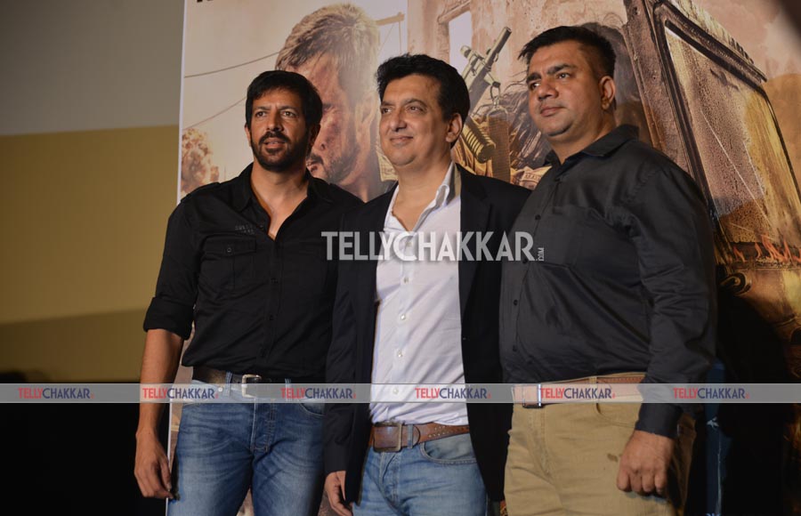 'Phantom' Director Kabir Khan, filmmaker Sajid Nadiadwala and Writer Hussain Zaidi