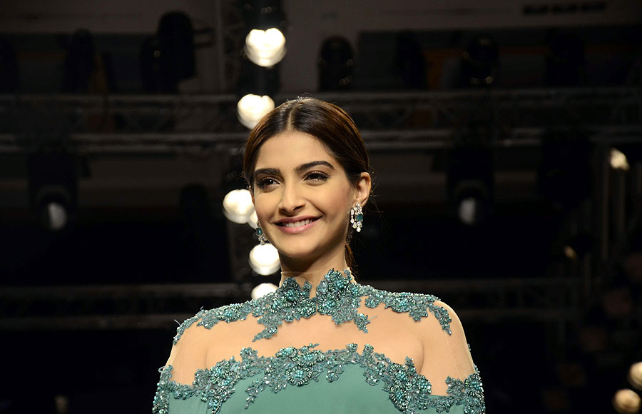 Sonam Kapoor at the IIJW inauguration event