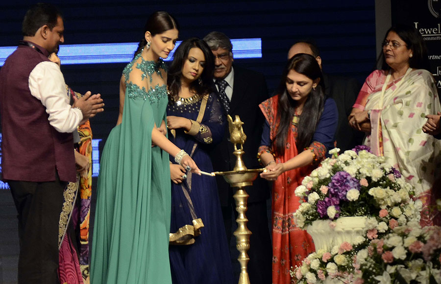 Sonam Kapoor at the IIJW inauguration event