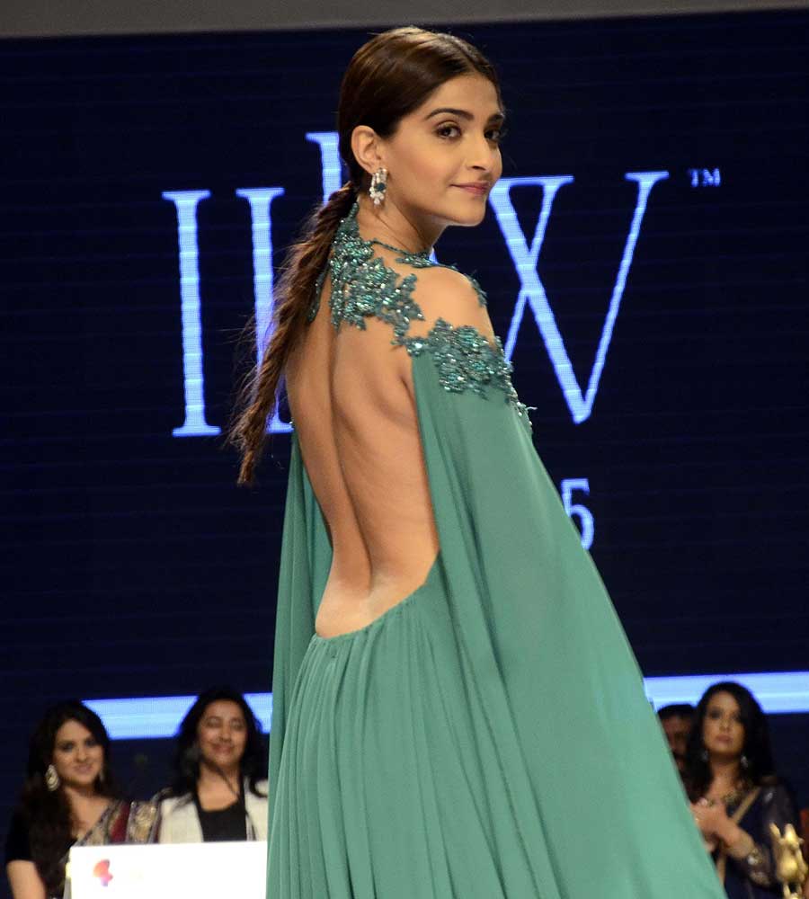 Sonam Kapoor at the IIJW inauguration event