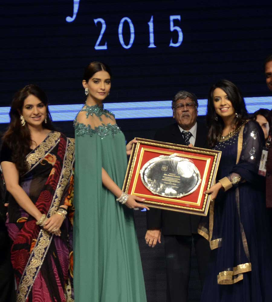 Sonam Kapoor at the IIJW inauguration event