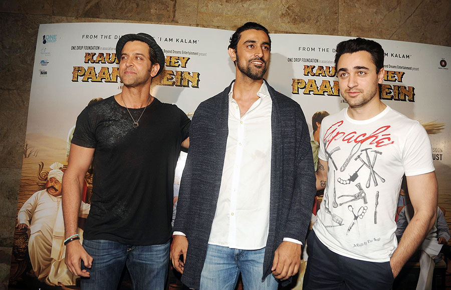 Hrithik Roshan, Kunal Kapoor and Imran Khan