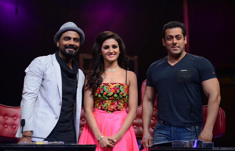 Remo Dsouza, Shakti Mohan and Salman Khan