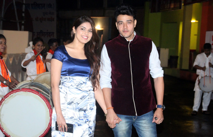 Aniruddh Dave with fiance