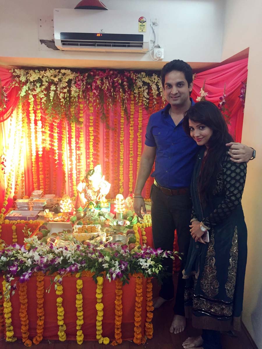 Adaa Khan and Vikas Kalantri