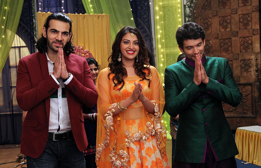 Karan V Grover, Anushka Ranjan and Diganth Manchale