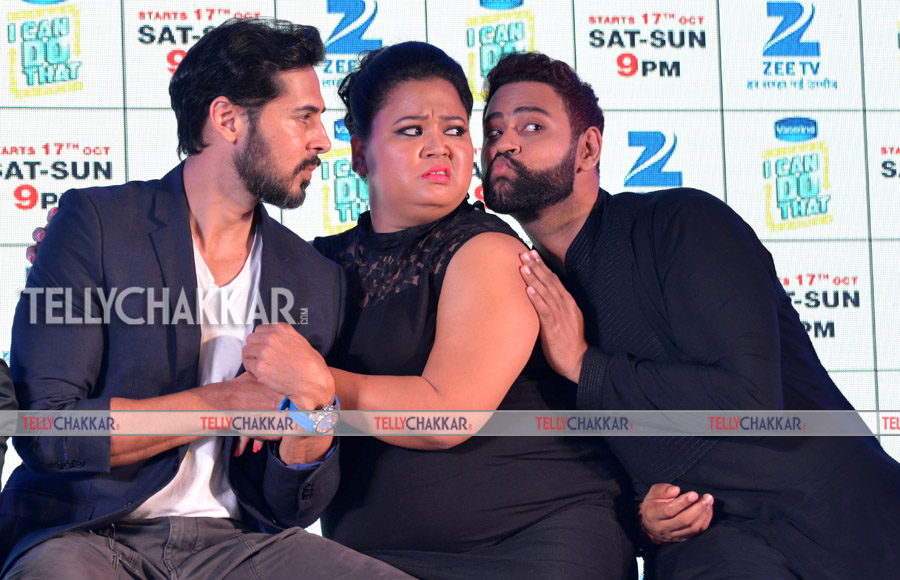 Dino Morea,Bharti Singh and VJ Andy