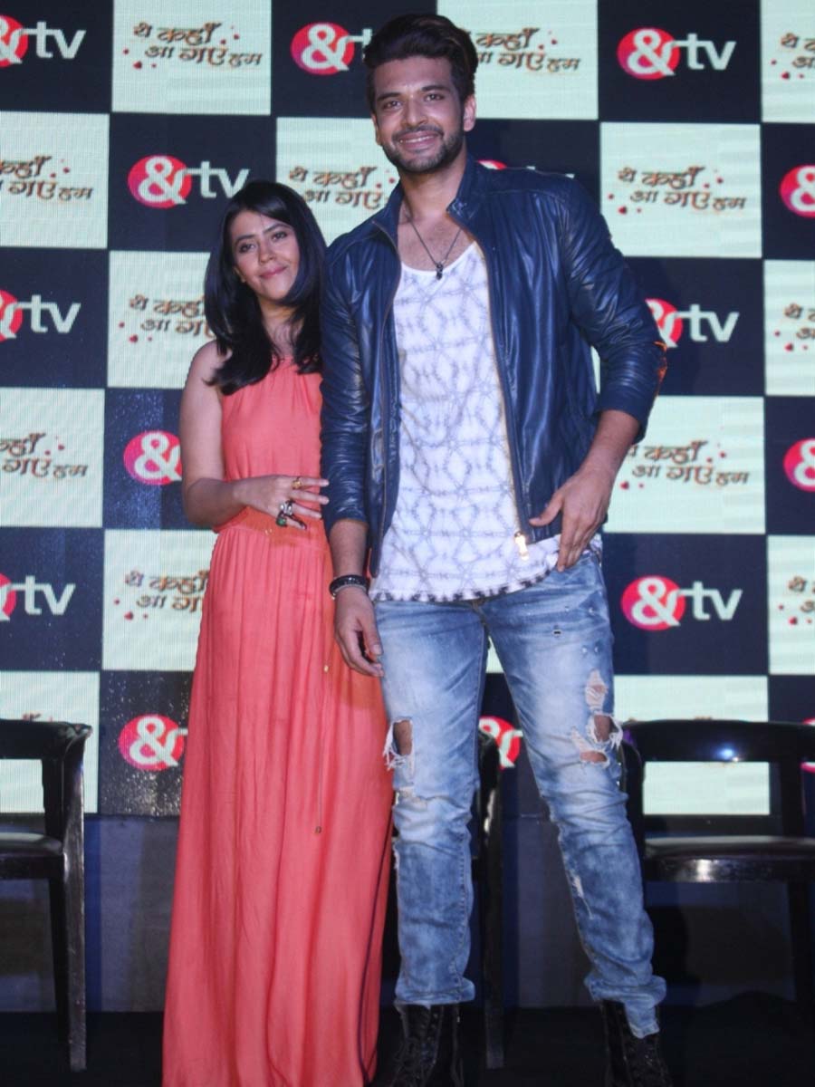 Ekta Kapoor with Karan Kundra