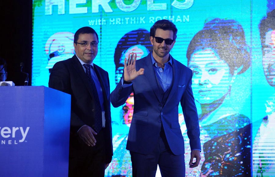 Launch of Discovery's HRX Heroes with Hrithik Roshan