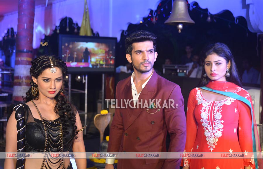 Adaa Khan, Arjun Bijlani and Mouni Roy