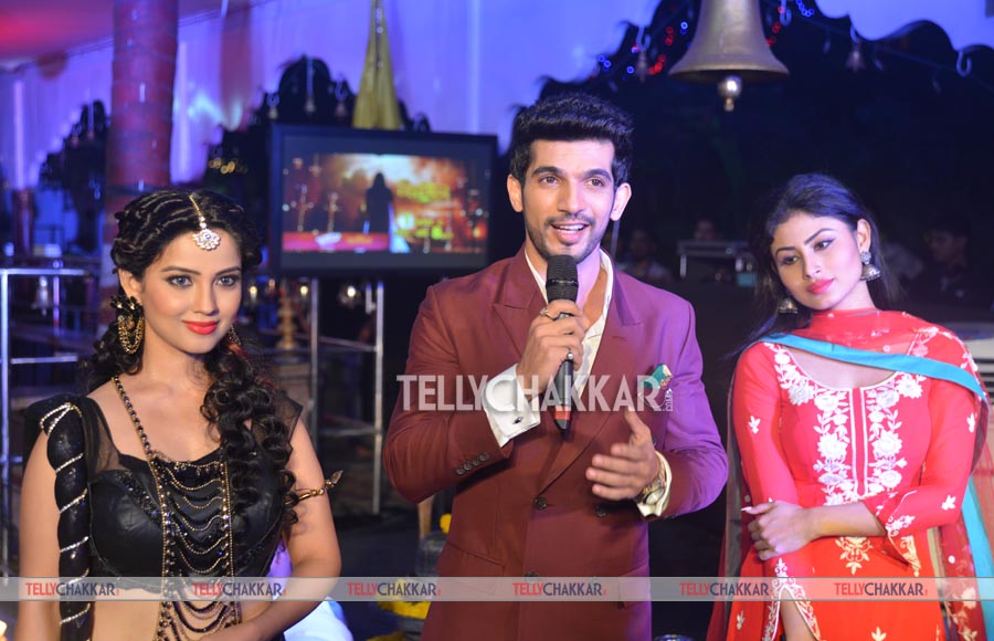 Adaa Khan, Arjun Bijlani and Mouni Roy