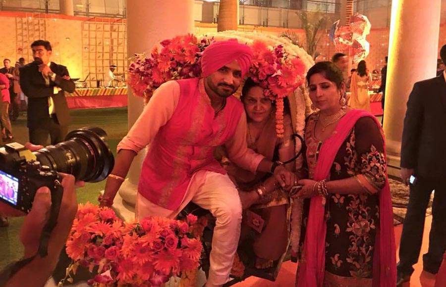 Harbhajan-Geeta's wedding celebrations