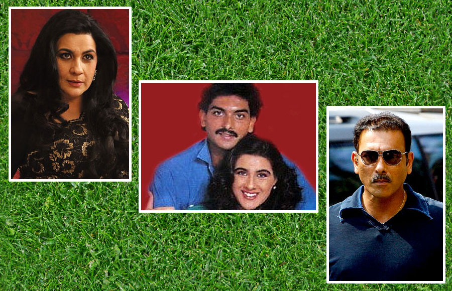 Amrita Singh and Ravi Shastri