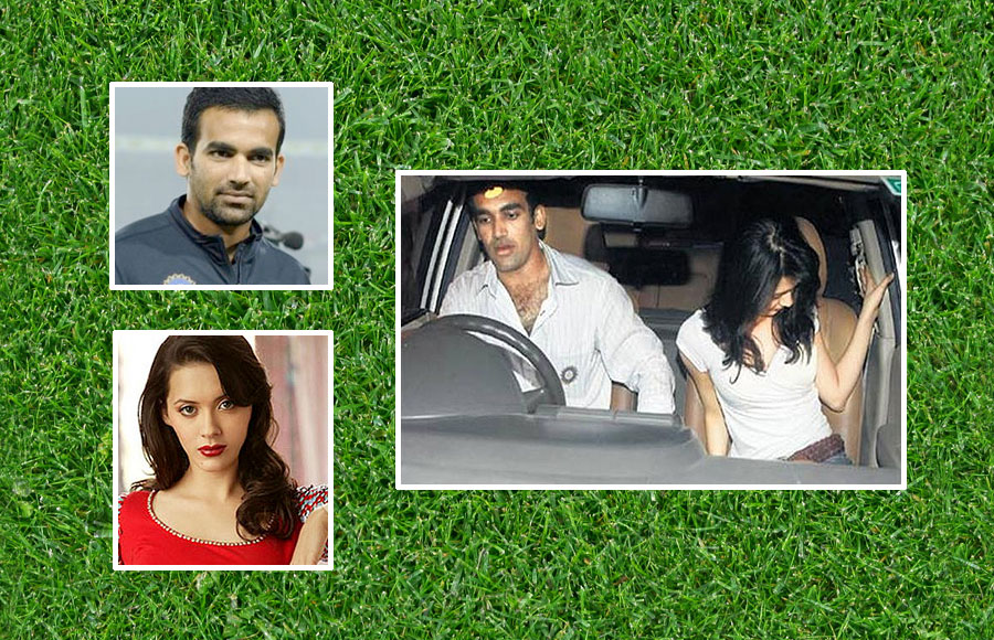 Isha Sharvani and Zaheer Khan