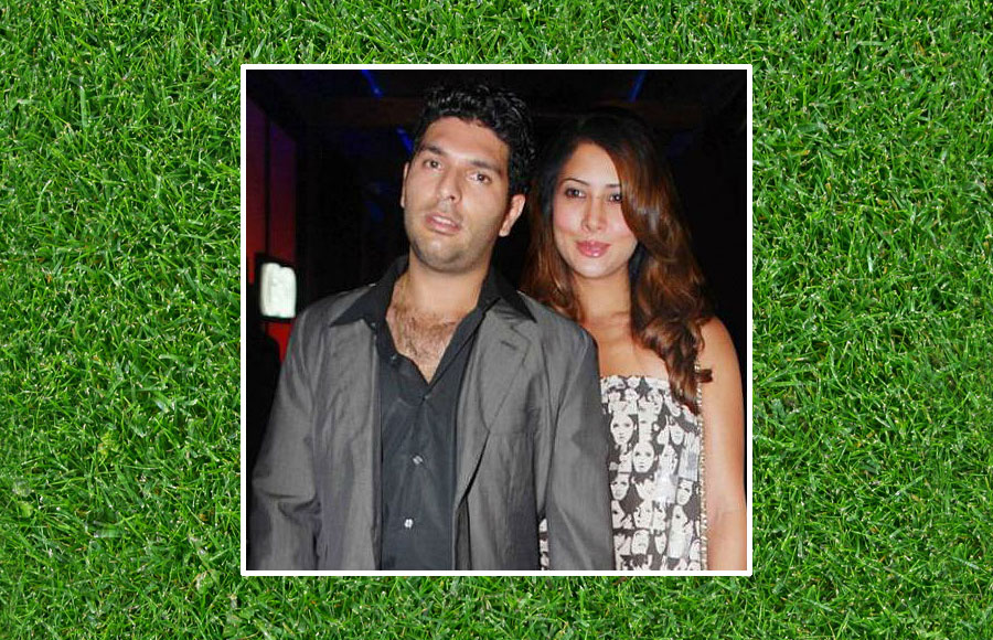 Yuvraj Singh and Kim Sharma