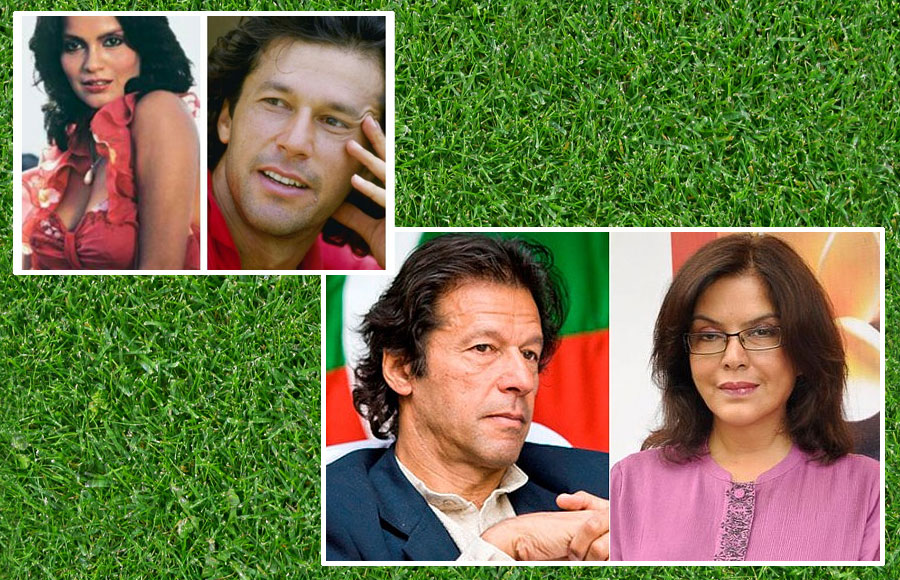 Zeenat Aman and Imran Khan