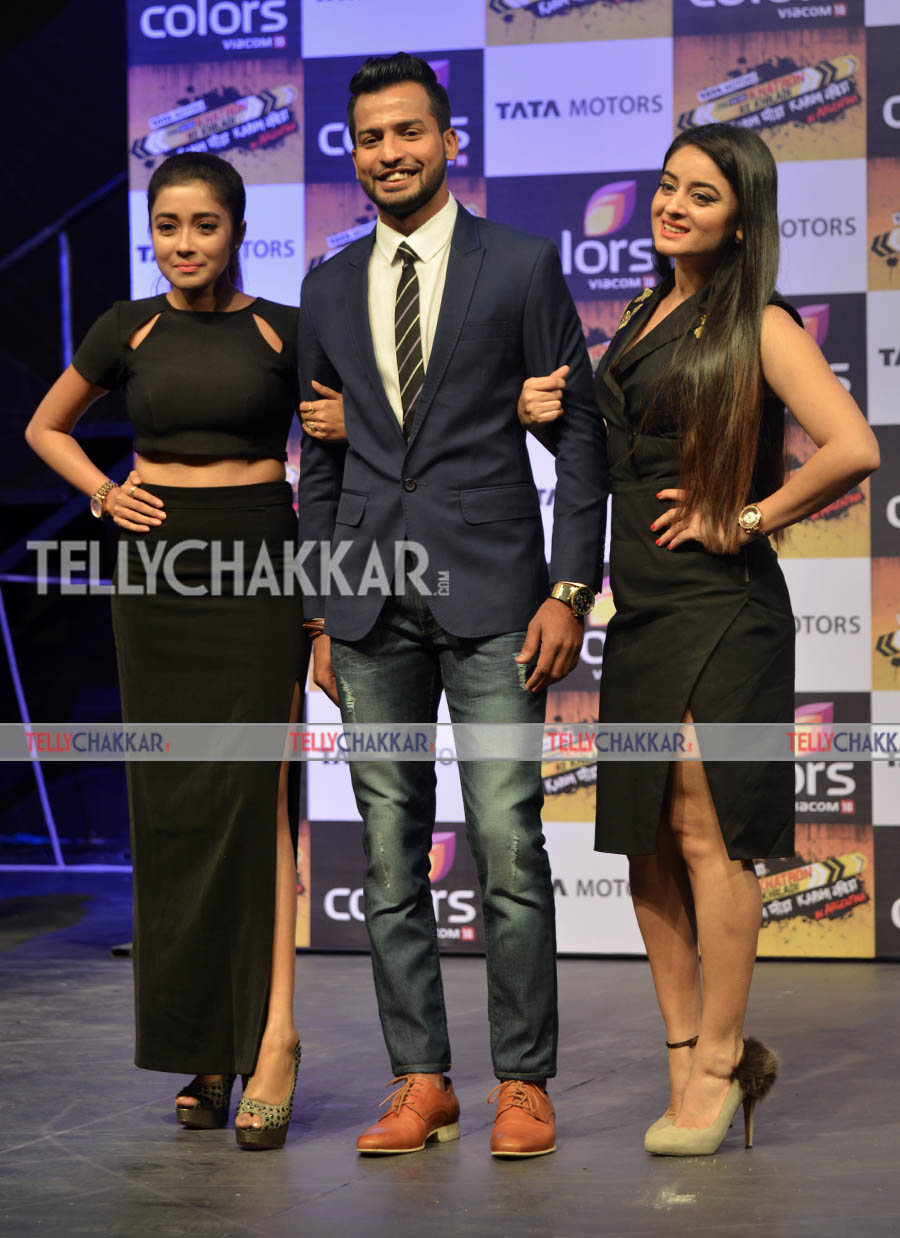 Tina Dutta, Yuvraj Walmiki and Mahhi Vij 