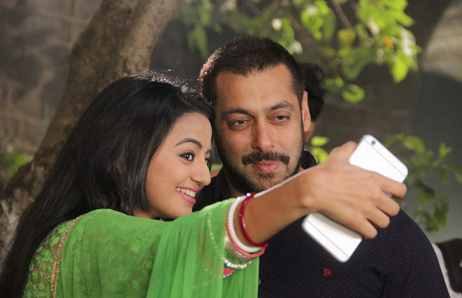 Salman-Sonam on the set of Swaragini and Sasural Simar Ka