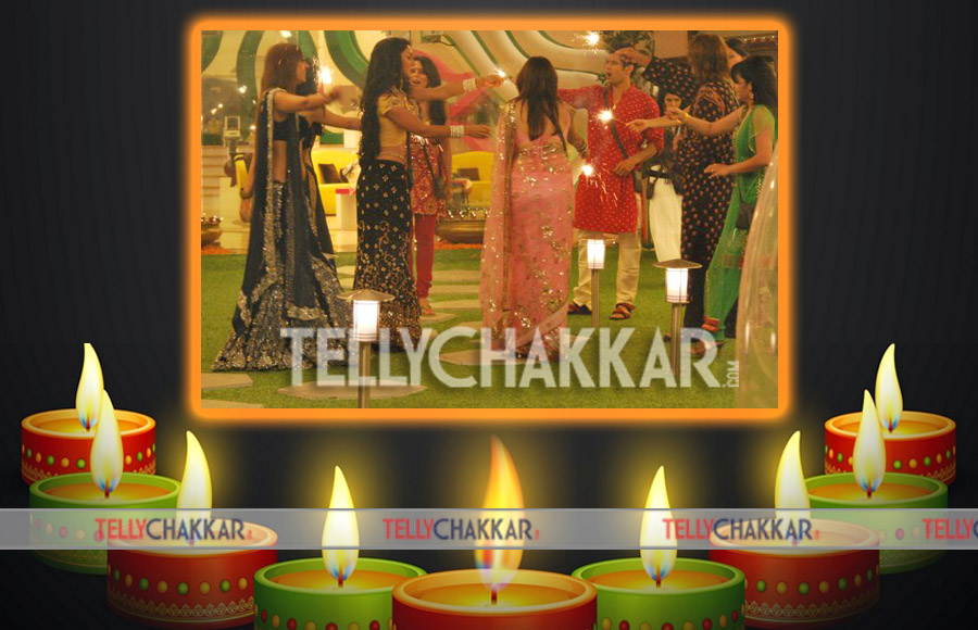 Diwali celebrations in the Bigg Boss house