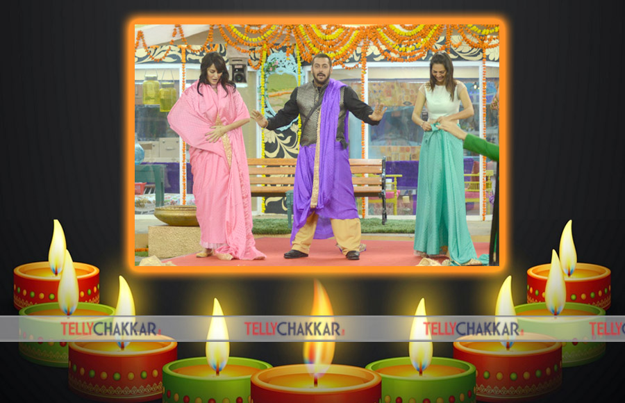 Diwali celebrations in the Bigg Boss house