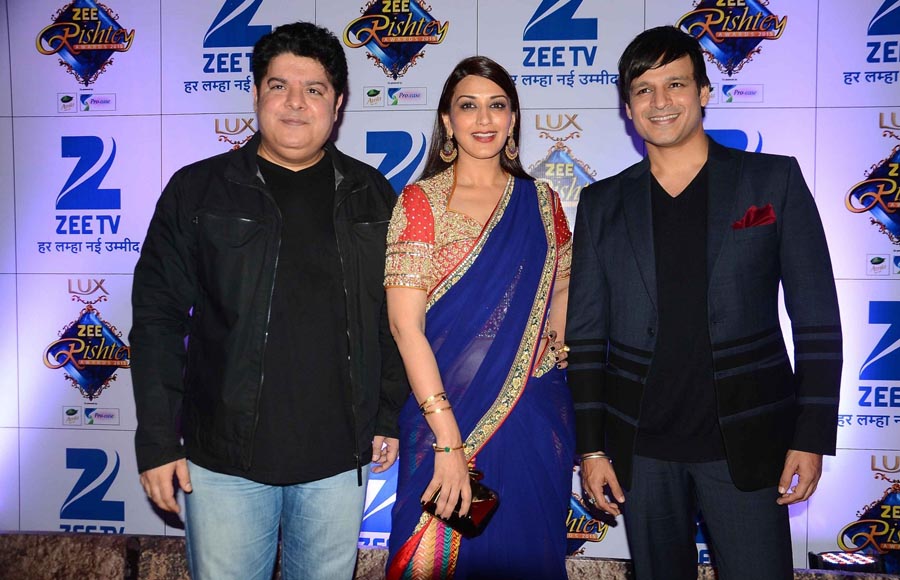 Sajid Khan, Sonali Bendre and Vivek Oberoi