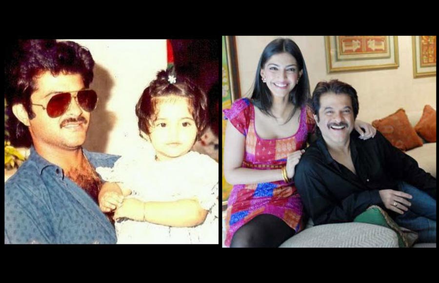  Anil and Sonam Kapoor