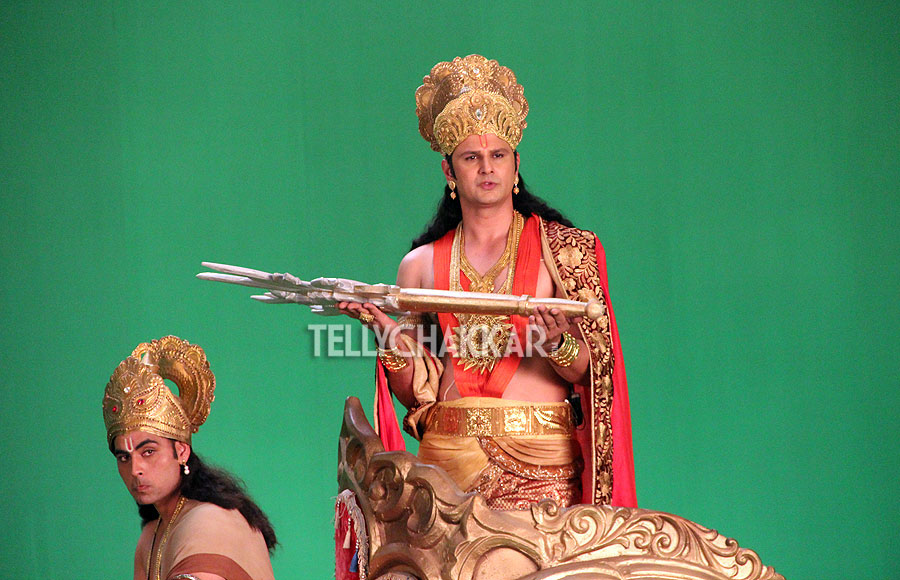 On the sets of Sony TV's Hanumaan