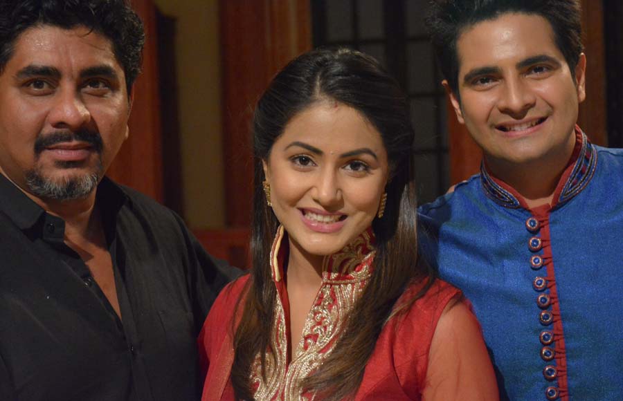 Rajan Shahi, Hina Khan and Karan Mehra