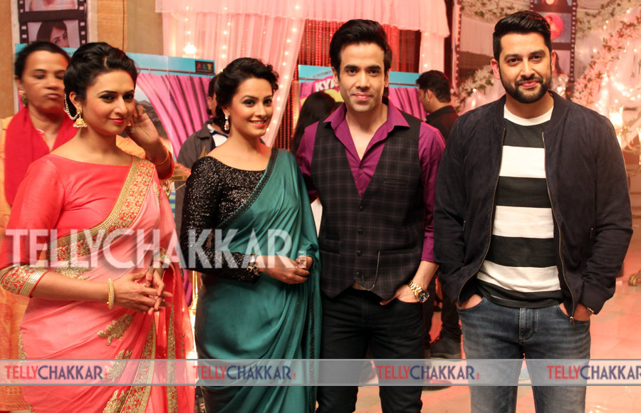 Divyanka Tripathi, Anita Hassanandani, Tusshar Kapoor and Aftab Shivdasani