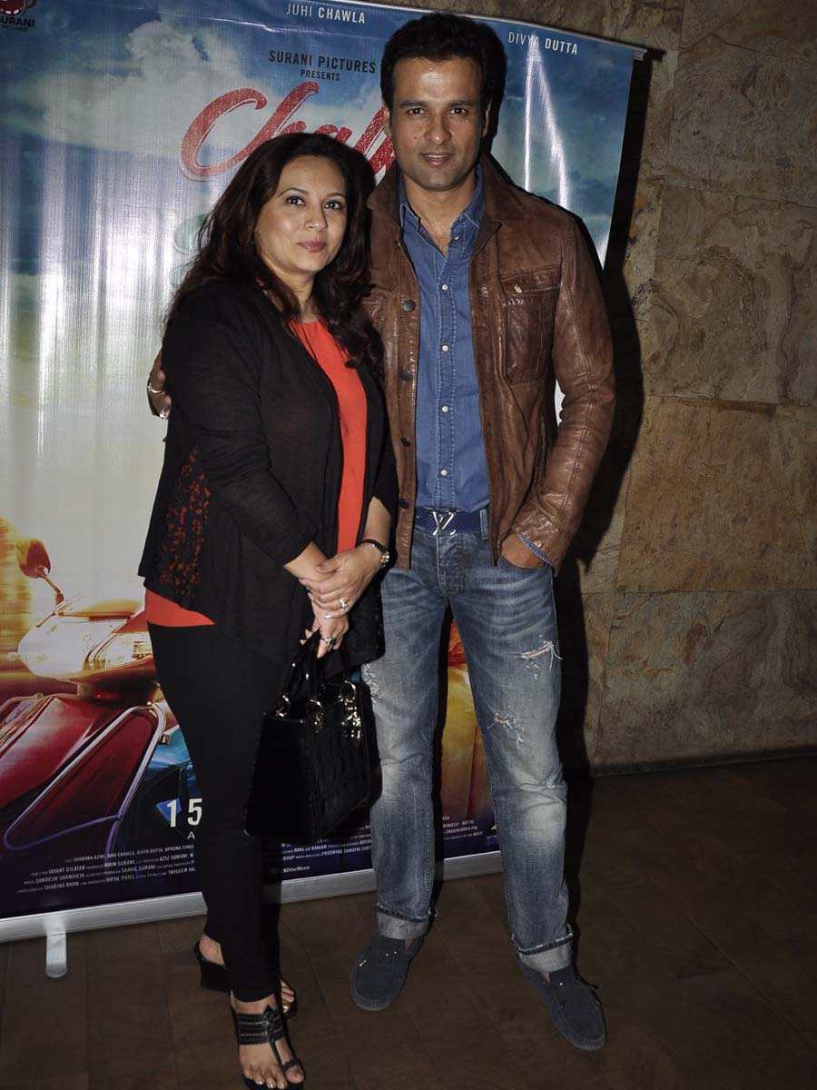 Rohit Roy and Mansi Joshi Roy