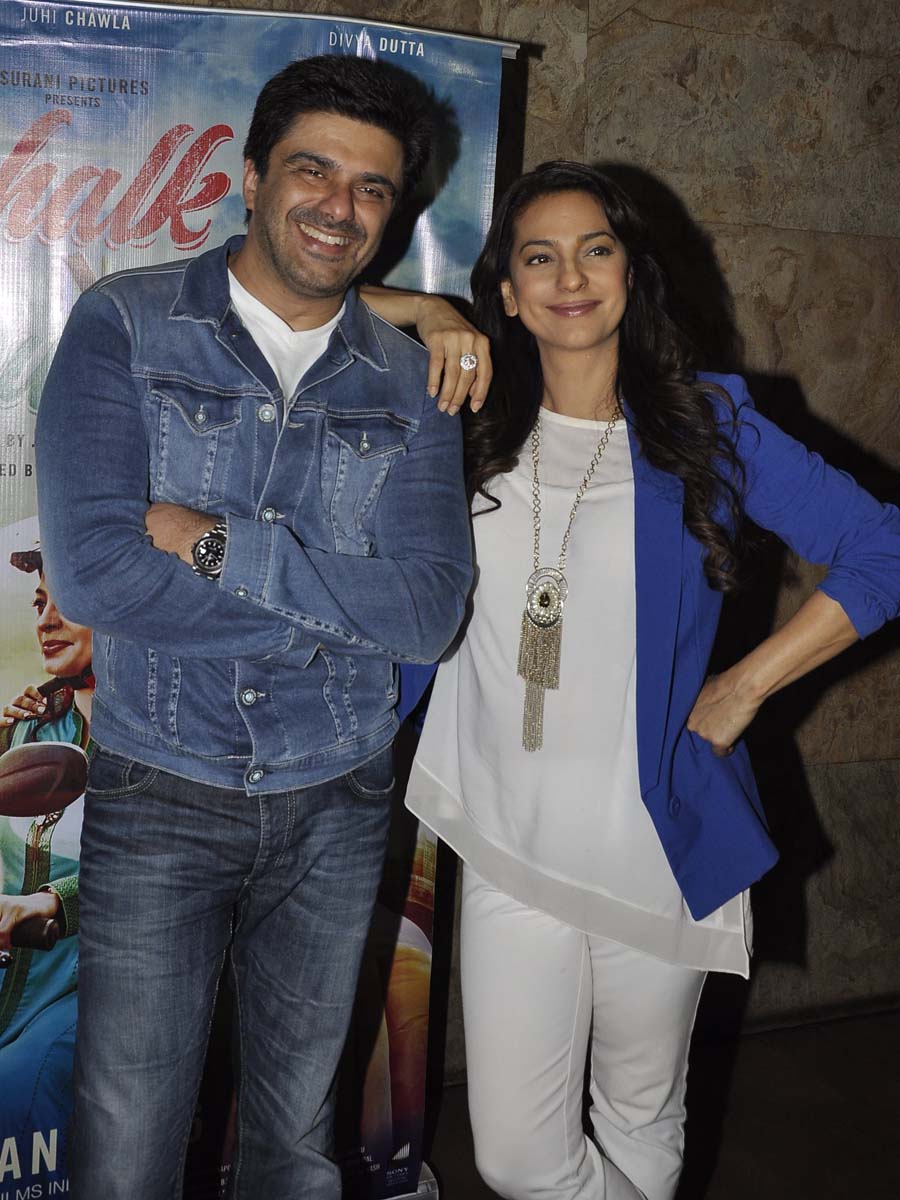 Sameer Soni and Juhi Chawla Mehta 