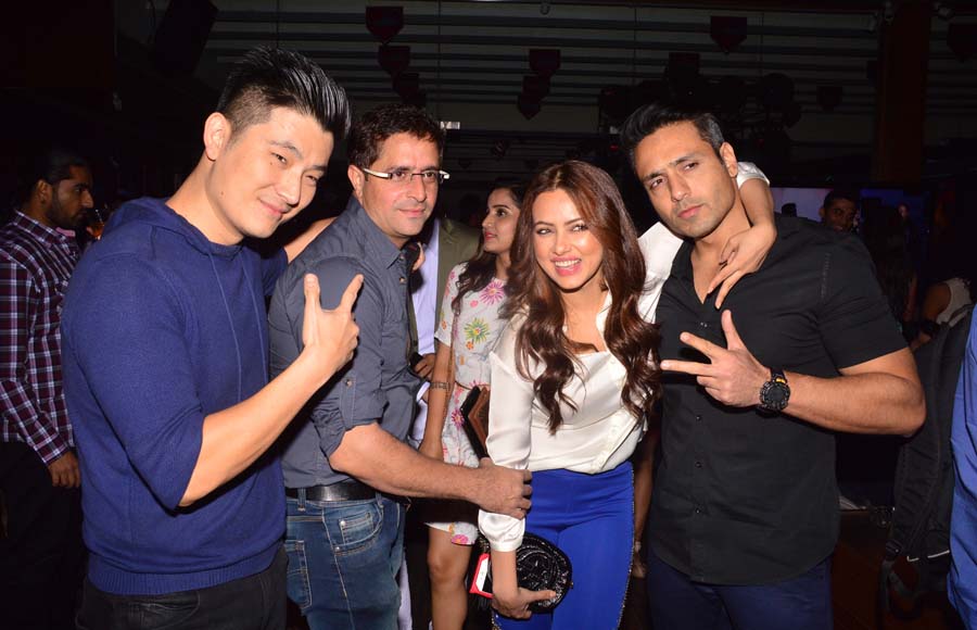 Meiyang Chang, Iqbal Khan with Sana Khan