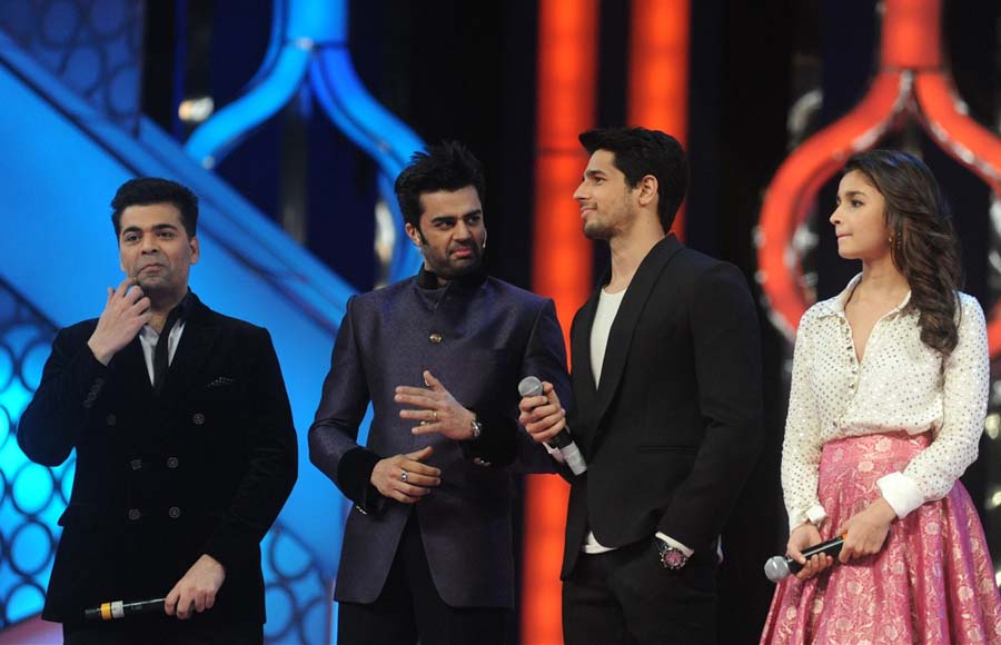 Karan Johar, Manishj Paul, Sidharth Malhotra and Alia Bhatt