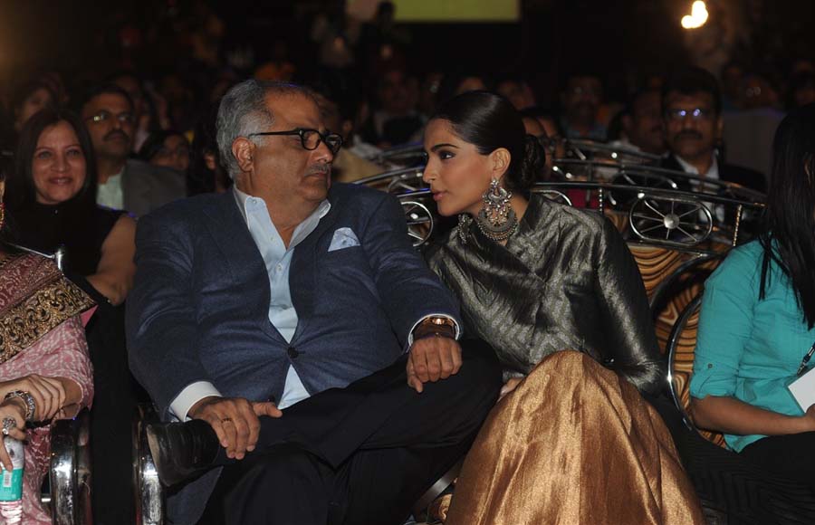 Boney Kapoor and Sonam Kapoor