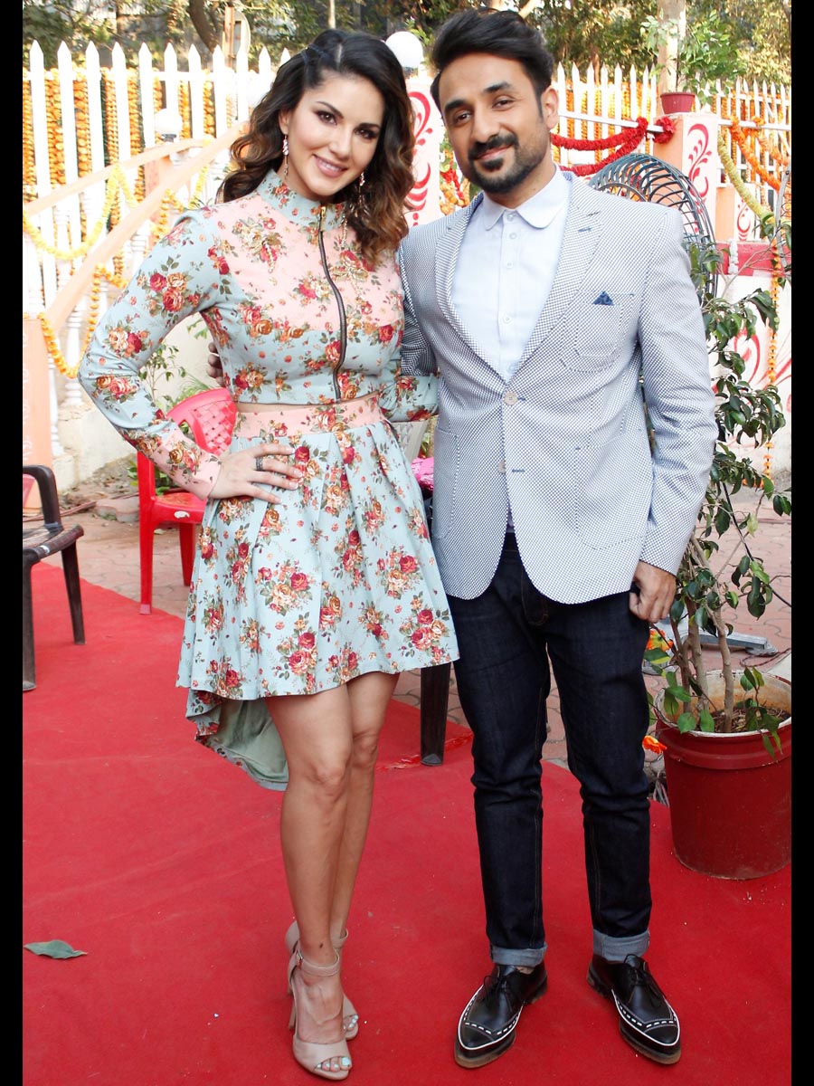 Sunny Leone and Vir Das