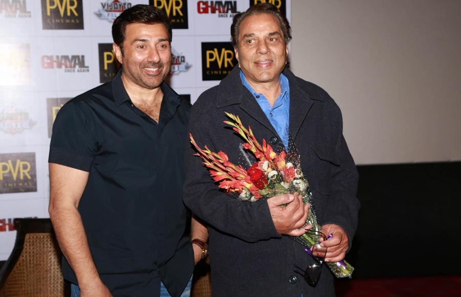 Sunny Deol and Dharmendra