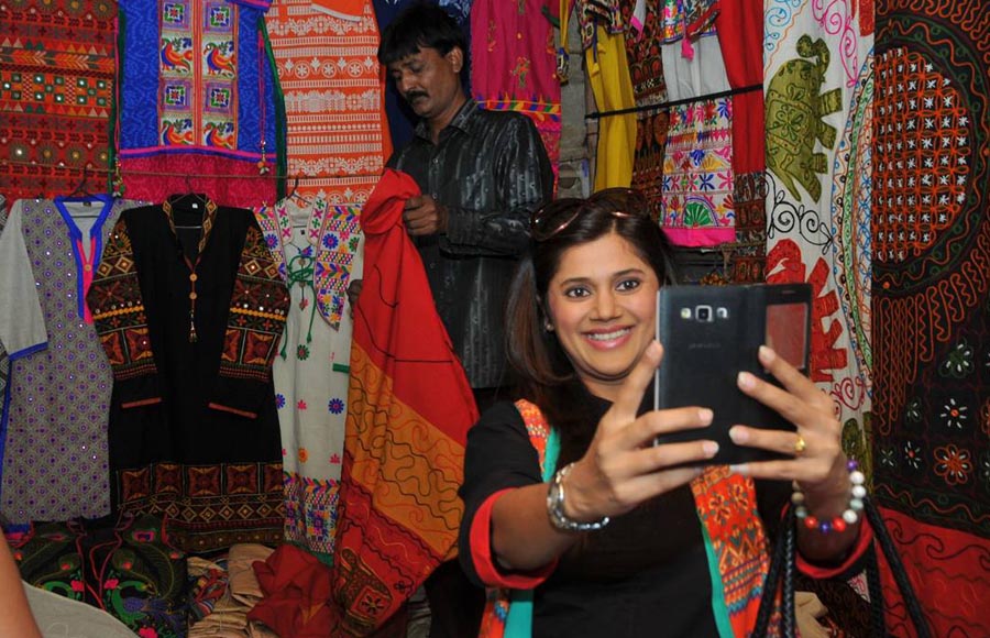 Karuna Pandey on a shopping spree