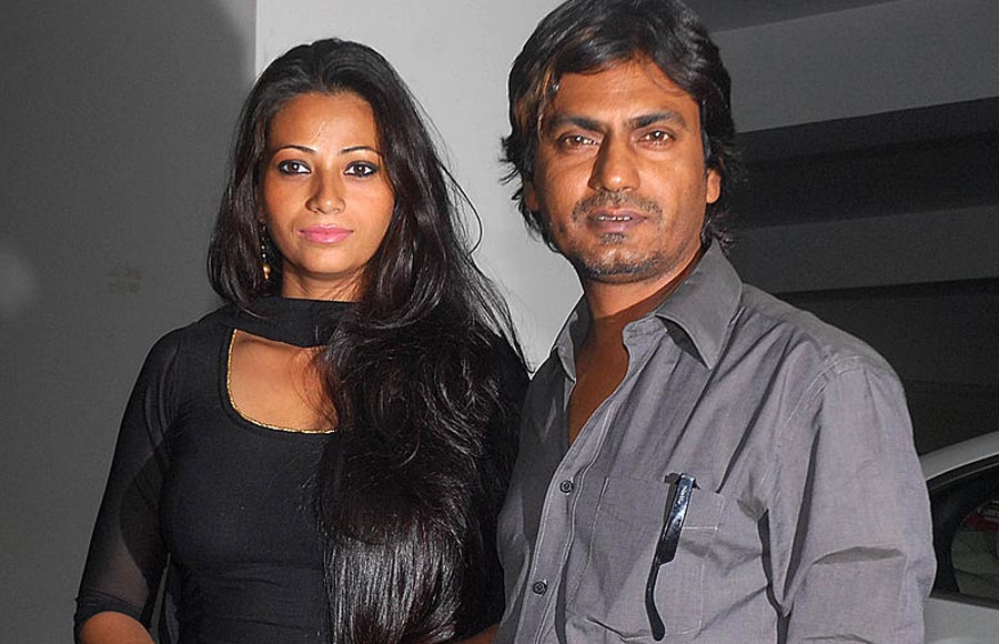 Nawazuddin Siddiqui and wife