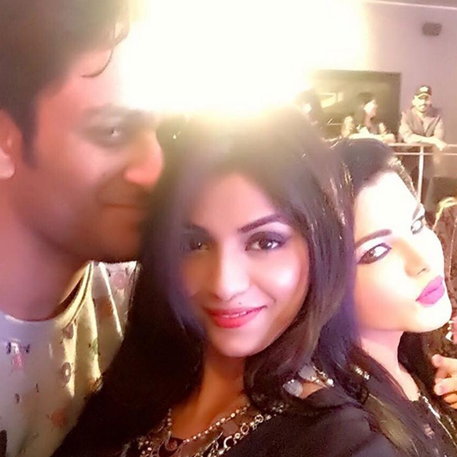 Vikas Gupta, Sayantani Ghosh and Rakhi Sawant