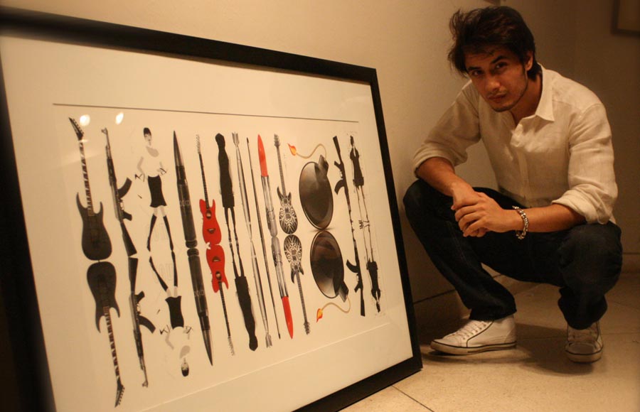 Ali Zafar, the painter and poet