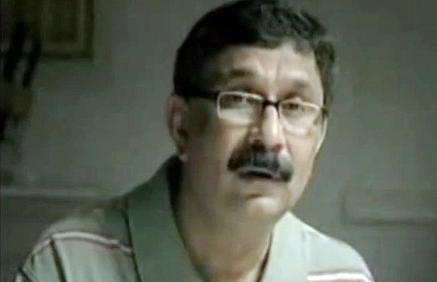 Television and film actor A.C. Murali Mohan 