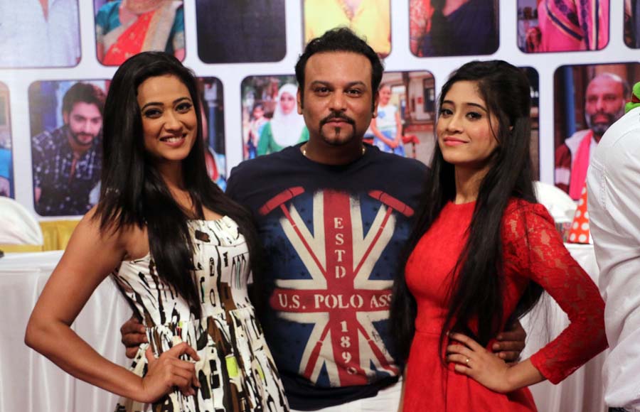 Shweta Tiwari, Rahul Kumar Tewary and Shivangi Joshi