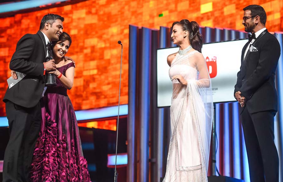 Neeraj Ghaywan, Elli Avram and Ronit Roy 