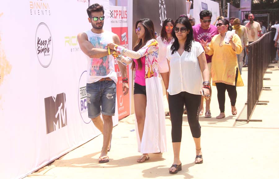 Karan Tacker, Ekta Kapoor and Krystle Dsouza