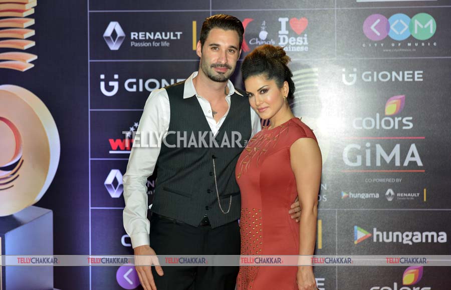 Sunny Leone and Daniel Weber